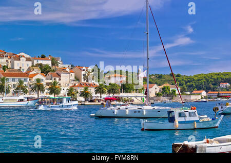 Yachting Harbour di isola di Hvar Foto Stock