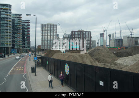 La costruzione in Wandsworth, in Battersea London REGNO UNITO Foto Stock