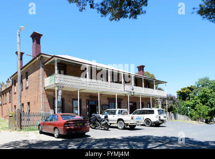 Il Royal Hotel, 1872, collina Fine, Nuovo Galles del Sud, Australia Foto Stock
