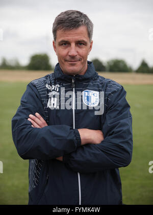 Capo allenatore Jens Härtel ( 1.FC Magdeburg ) Foto Stock