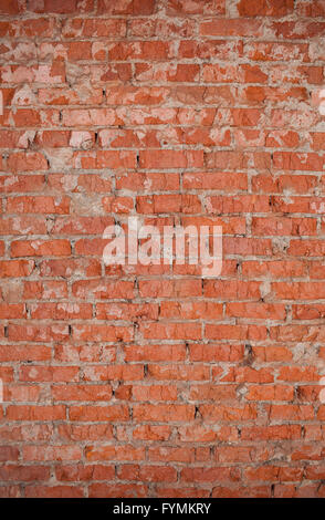 Muro di mattoni rosso Foto Stock
