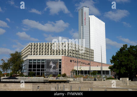 Stadthalle, Theaterstrasse, Chemnitz, Sachsen, Deutschland Foto Stock