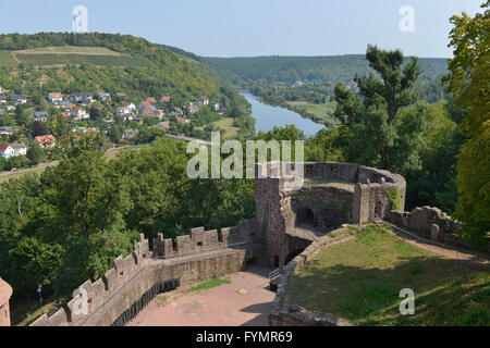 Burg Wertheim, Baden-Wuerttemberg, Deutschland Foto Stock