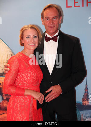 Burkhard Jung e amico Ayleena Wagner Foto Stock