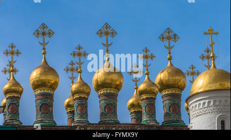 Chiesa della Deposizione della Veste, Moscow Kremlin, Rusiia Foto Stock