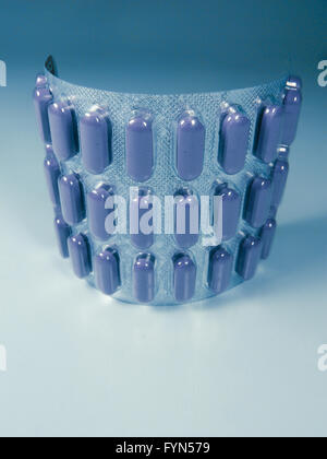 Confezione di pillole Foto Stock