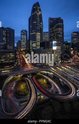 Strada in Shinjuku, Tokyo, Giappone Foto Stock