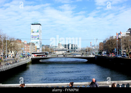 Fiume Liffey, Dublino Foto Stock
