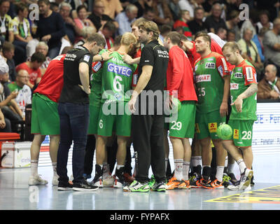 SC Magdeburg - HSV Handball Foto Stock