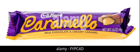 Winneconne, WI -29 OTT 2015: Cadbury Caramello candy bar. Foto Stock