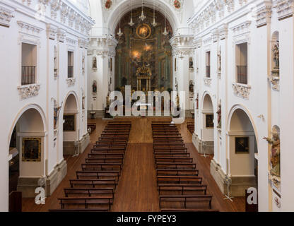 La Iglesia de San Ildefonso interno in Toledo Spagna Foto Stock