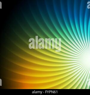 Lucido swirl colorato sfondo vettoriale Foto Stock