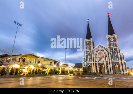 Chiesa di Chanthaburi Foto Stock