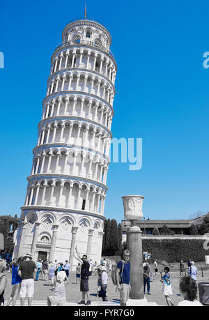 Torre pendente di Pisa Toscana Italia Europa Foto Stock