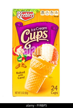 Winneconni, WI - 23 Giugno 2015: Pacchetto di Keebler gelato tazze Foto Stock