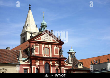 Monastero di San Giorgio a Praga Foto Stock