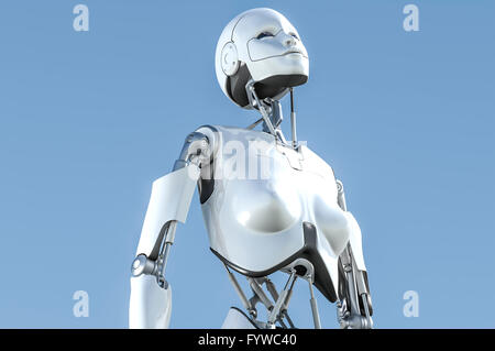 Femmina robot umanoide Foto stock - Alamy