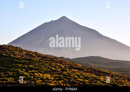 Vista di El volcan Teide Tenerife Foto Stock