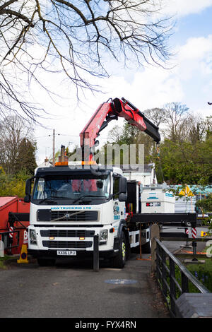 Droitwich Spa Boat Show Foto Stock