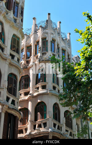 Può Casasayas House, Palma de Mallorca, Mallorca, Spagna / art noveau. Foto Stock