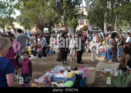 Mercato delle pulci a Los Llanos, La Palma Foto Stock