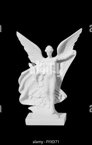 Bella giovane donna angelo statua Foto Stock