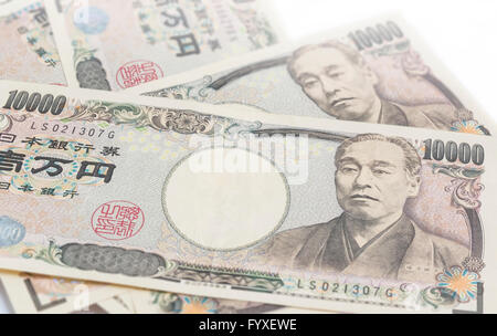 10000 Yen giapponese nota Foto Stock