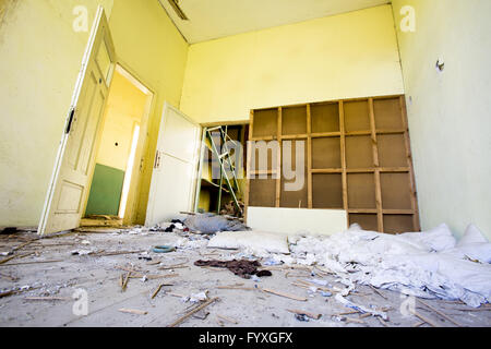 Scuola abbandonata Foto Stock