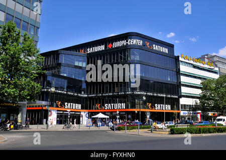 Negozio elettrodomestici, Saturno, Europa-Center, Tauentzienstrasse, Charlottenburg, Charlottenburg-Wilmersdorf, Berlin, Germania / Europa Center Foto Stock