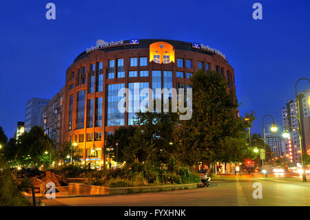 Banca Popolare di Berlino, co-operative bank, Olof-Palme-Platz, Budapester Strasse, il Tiergarten, nel quartiere Mitte di Berlino, Germania Foto Stock