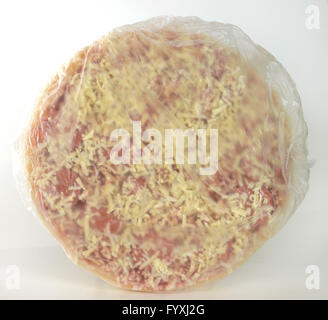 Salame pizza Foto Stock