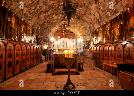 Chiesa del sepolcro di Santa Maria, il monte degli Ulivi, Gerusalemme, Israele Foto Stock