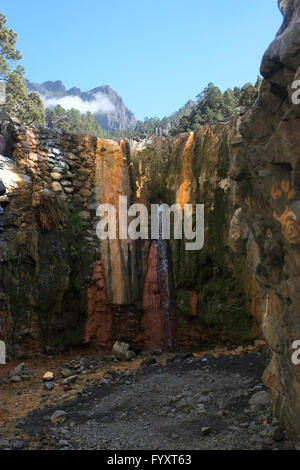 Cascada de Colores, La Palma Foto Stock