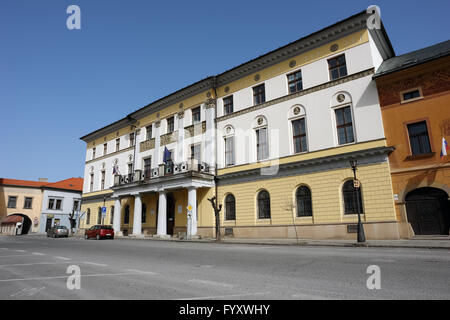 Levoca, Presov, Slovacchia - 03 Aprile 2016: vista sulla grande Casa provinciale di Levoca, Slovacchia. Foto Stock