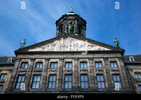 Il palazzo reale di Amsterdam Foto Stock