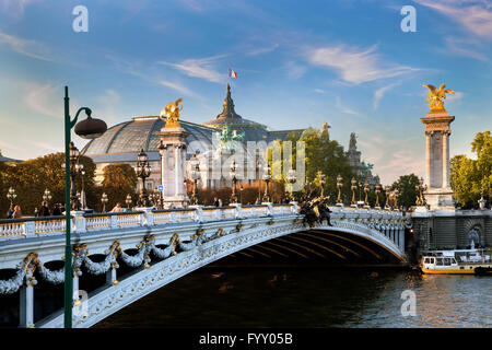 Il Grand Palais di Parigi, Francia Foto Stock