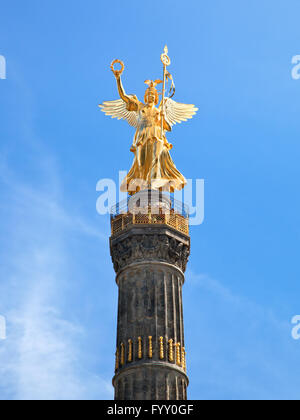 La Colonna della Vittoria stretta fino a Berlino Foto Stock