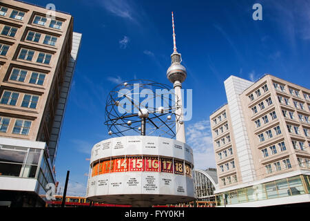 Il Clock Worldtime Foto Stock