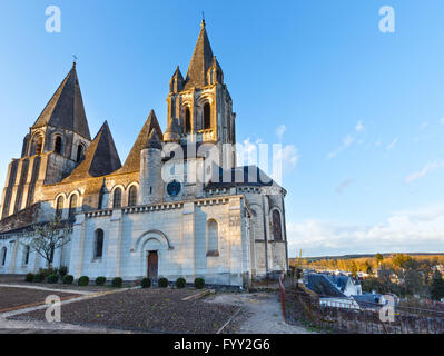 La città reale di Loches (Francia). Foto Stock