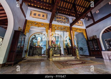 Tam Pagoda tailandese in montagne di marmo, Vietnam Foto Stock