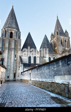 La città reale di Loches (Francia). Foto Stock