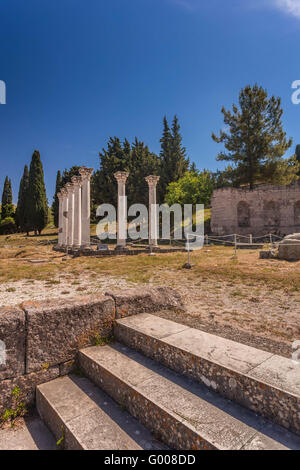 Grecia antica, colonne, Asklepion, Kos isola della Grecia Foto Stock