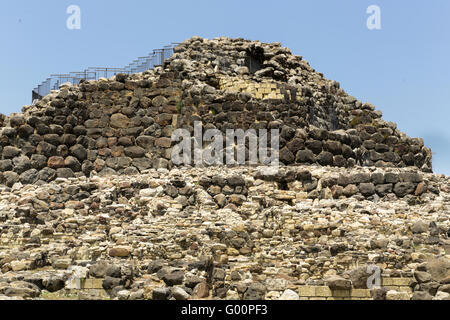 Su Nuraxi Sardegna Foto Stock