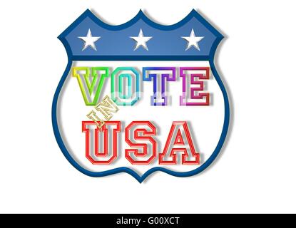 Voto USA Foto Stock