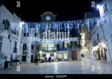 Cisternino in inverno durante la vacanza di Natale Foto Stock