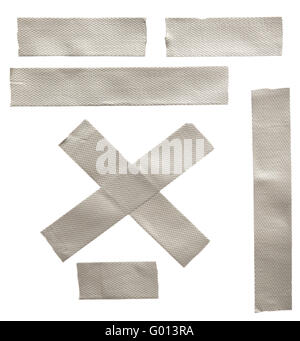 Nastro adesivo isolati su sfondo bianco Foto Stock