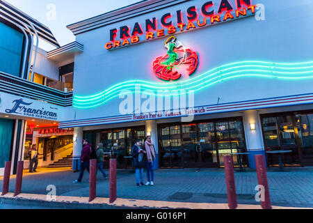 Il Francescano Ristorante Crab lungo Fishermans Wharf di San Francisco in California Aprile 2016 Foto Stock