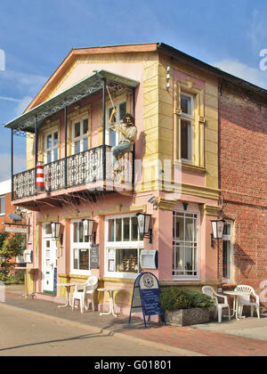 Taverna Lucky Matteo in Wyk su Foehr, Germania Foto Stock