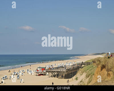 Vacanze in spiaggia a Kampen, Germania Foto Stock