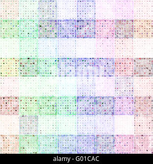 Texture senza interruzioni di blocchi di grunge in colori pastello Foto Stock